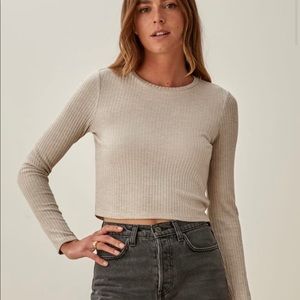 Reformation Jackie Top - Marble